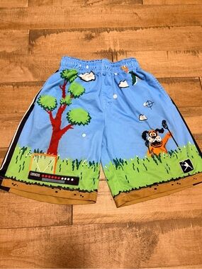 Lacrosse Unlimited | Nintendo Duck Hunt | Kids Shorts | Large